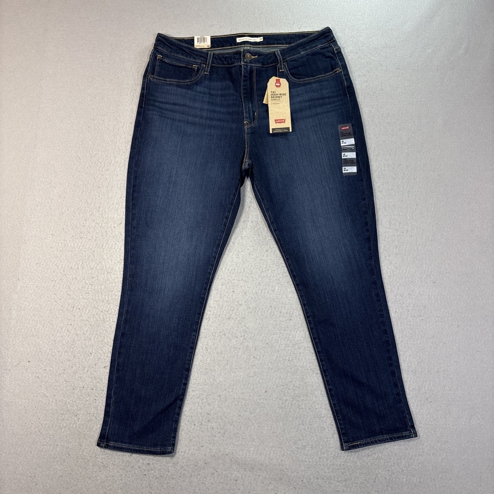 Levi's‎ 721 High-Rise Skinny Jeans Size 18 W34 NWT Women's